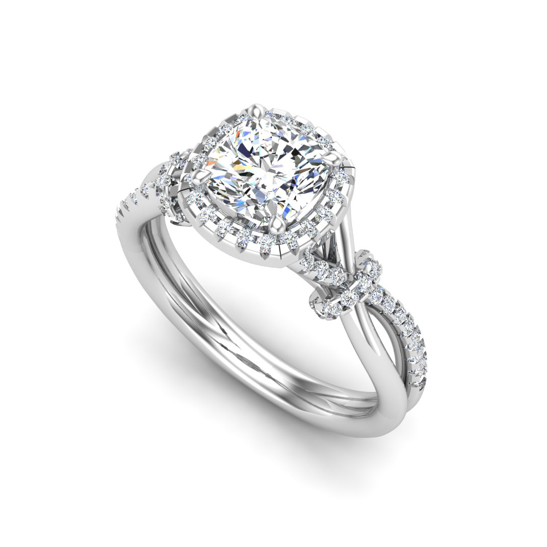 Adelynn Halo Engagement Ring